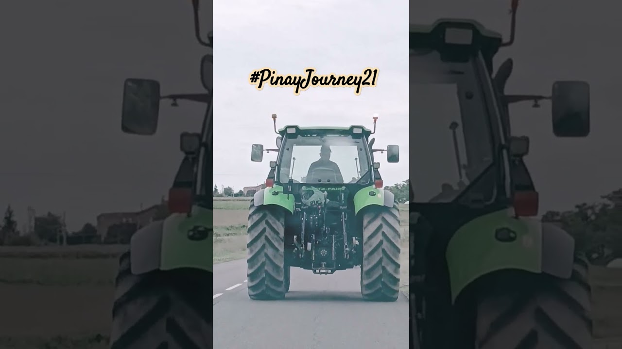 TRACTEUR 4 MOTRICE SUR LA ROUTE #agriculture #viral #satisfying #nature #ytshorts