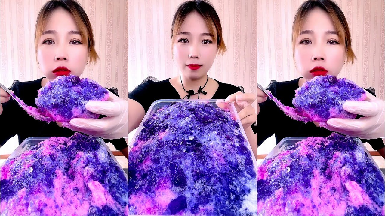 ASMR SHAVED ICE EATING QIAN