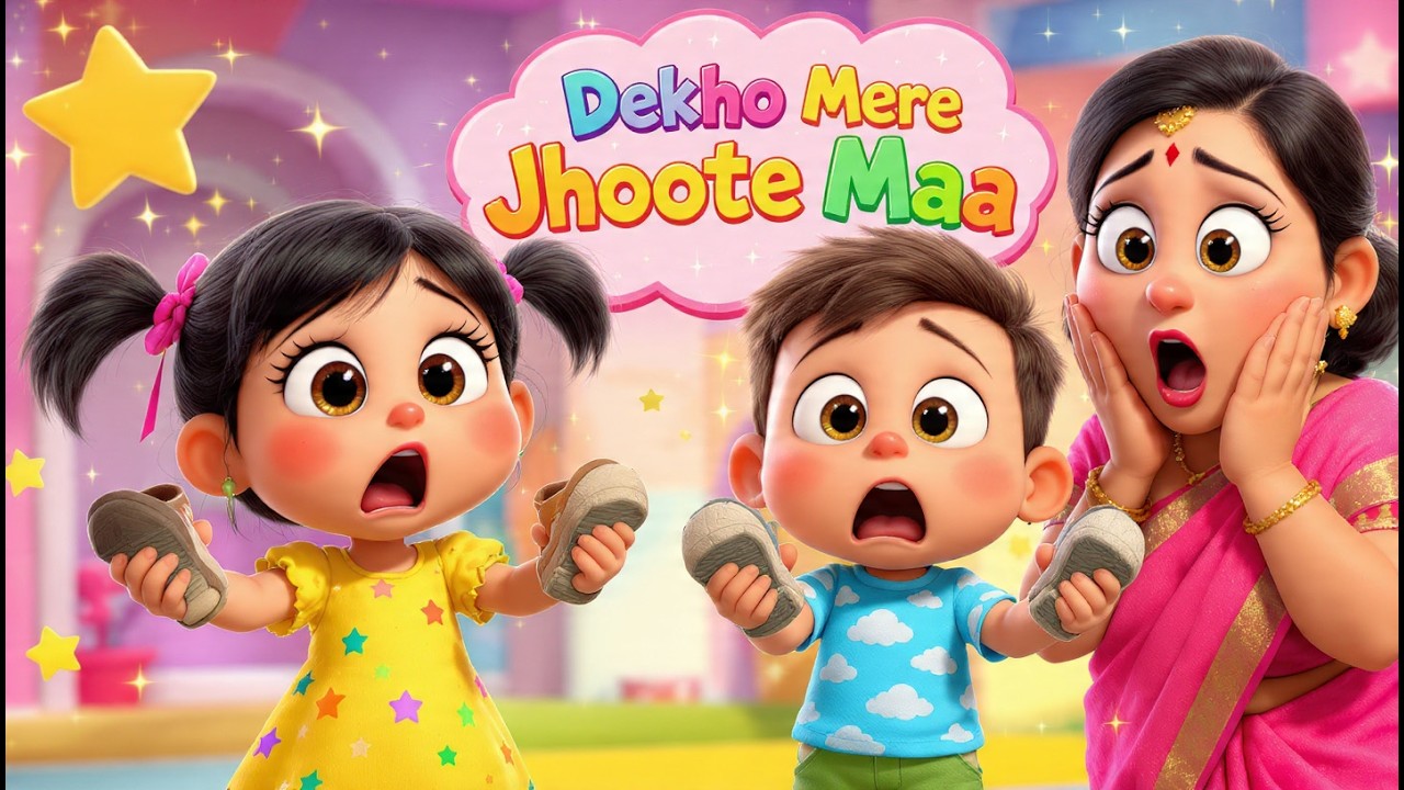 Dekho Mere Jhoote Maa, देखो मेरे जूते माँ, Hindi Rhyme and Bacchon Ke Gane