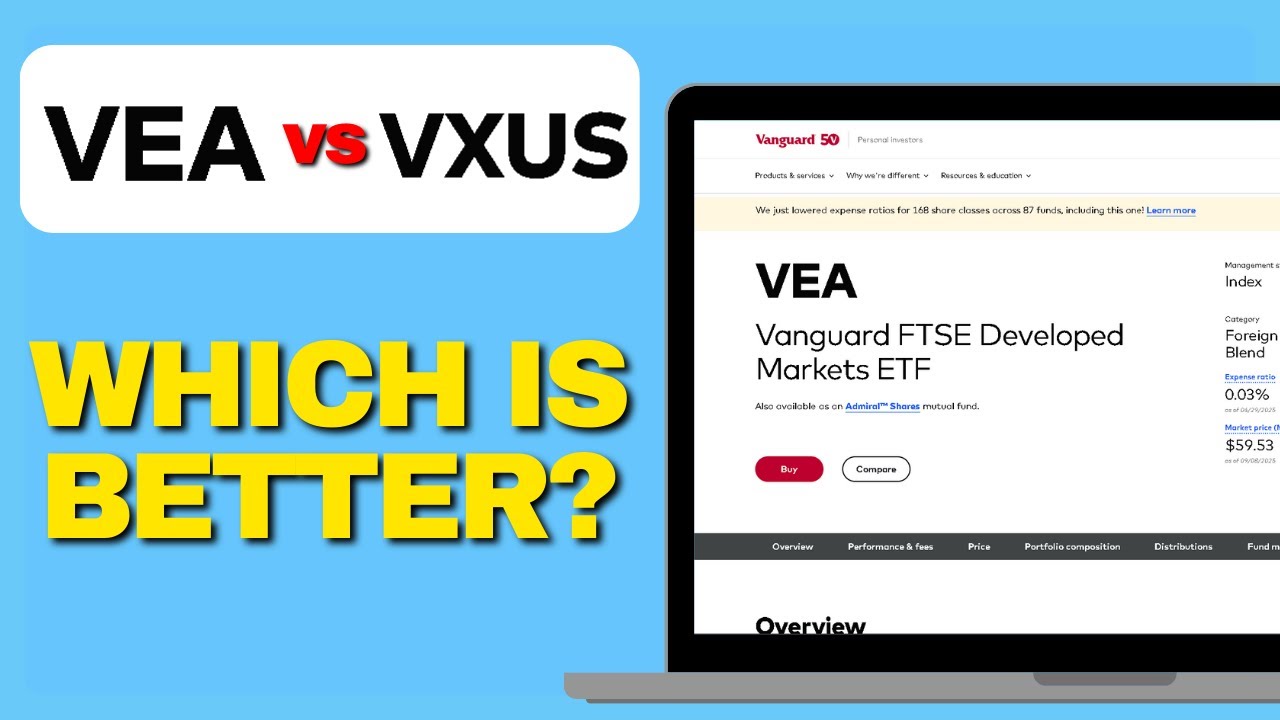 VEA vs VXUS &ndash; Which One is Better? (2025 Guide)