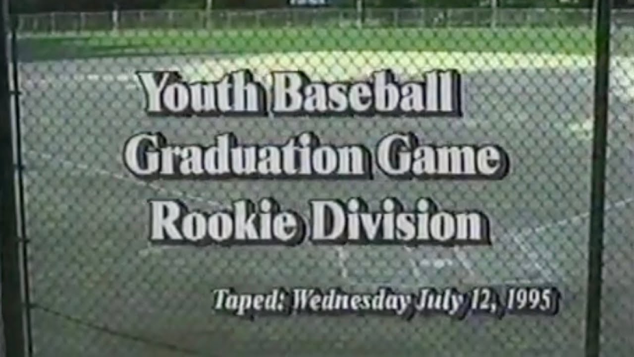 1995 Youth Baseball Rookie Division Graduation Game ... Oak Park, Michigan