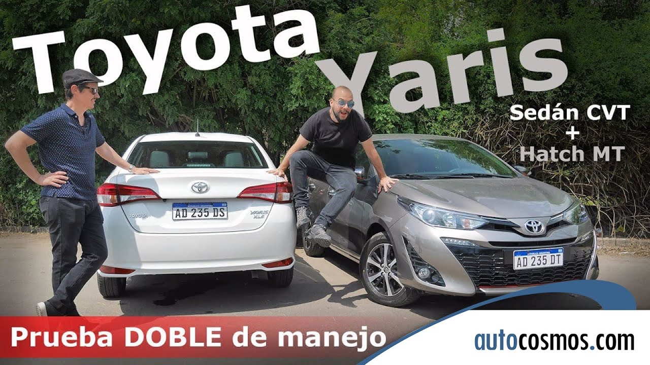 Prueba nuevo Toyota Yaris 5P manual y Sedán automático | Autocosmos