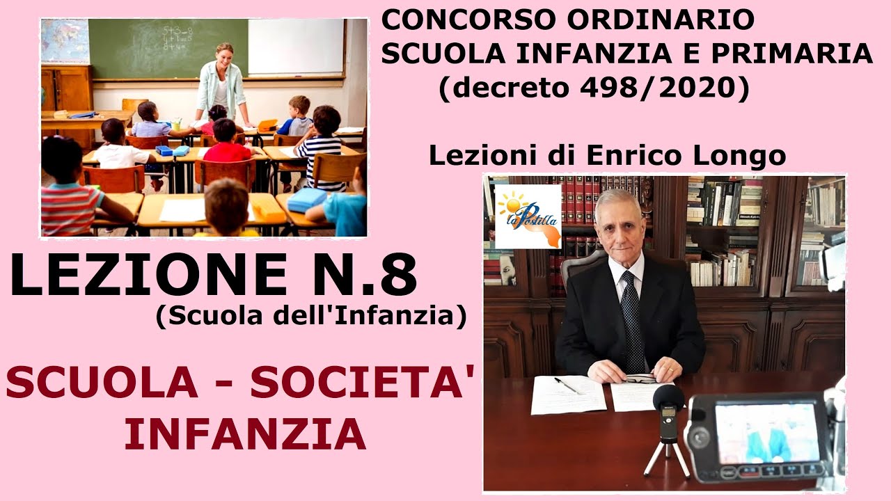 Scuola / Società / Infanzia - LEZIONE N.8 (Scuola dell'Infanzia)