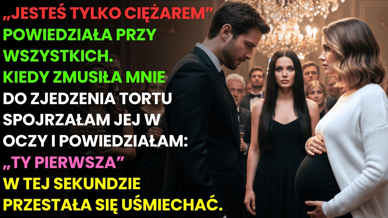 Teściowa nazwała mnie „ciężarem” i podała zatruty tort… Poprosiłam, by zjadła pierwsza