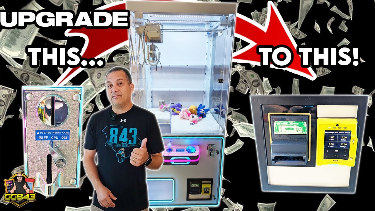 Upgrade Your Claw Machine: Adding a Credit Card Reader & DBA