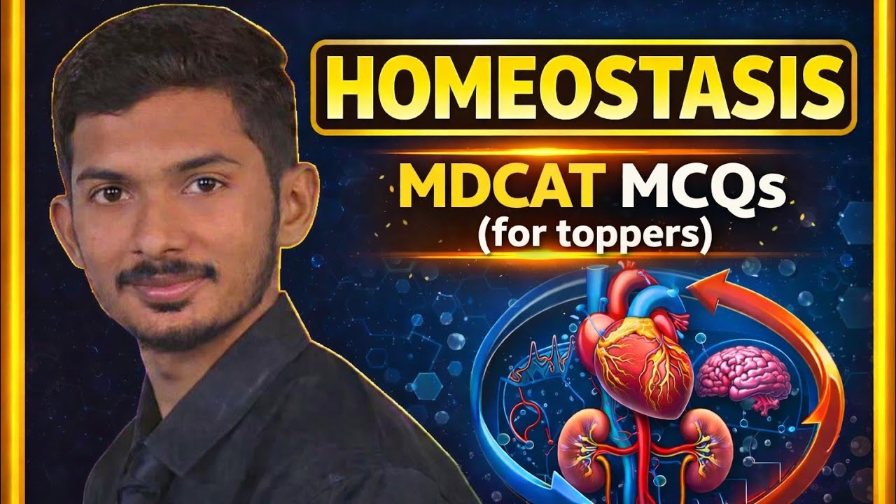 MDCAT 2026 || HOMEOSTASIS ||ALL CONCEPTS ||BS BIO STUDIO