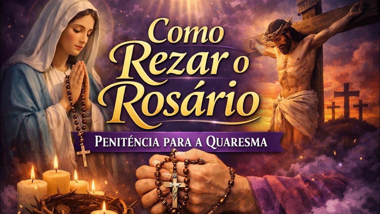 Como Rezar o Rosário Passo a Passo | Penitência Poderosa para a Quaresma