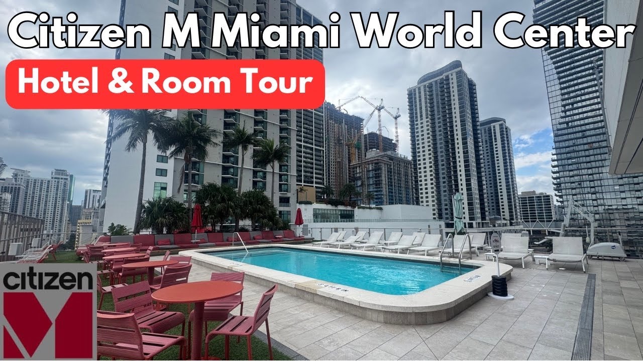 Citizen M Miami World Center | Hotel & Room Tour | AFFORDABLE hotel 
