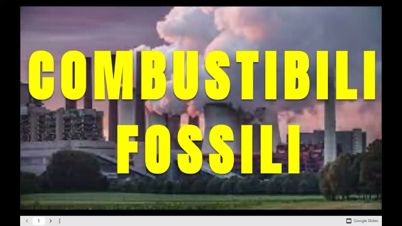Tecnologia 3: F2- I combustibili fossili