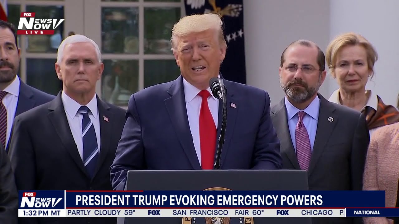 FULL CORONAVIRUS ANNOUNCEMENT: President Trump invokes emergency powers at the White House