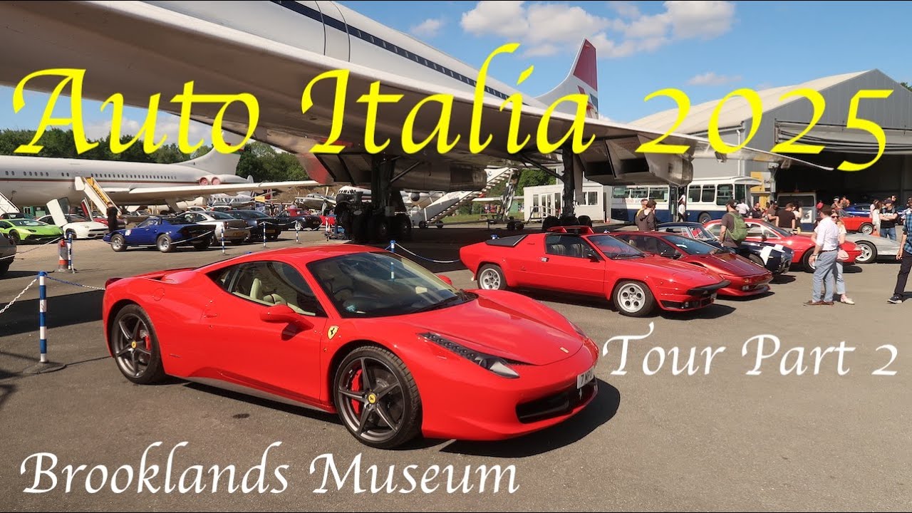 Auto Italia 2025 at Brooklands Museum (Tour part 2)