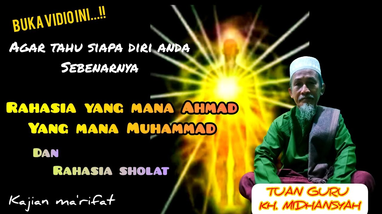 KAJIAN MAKRIFAT‼️ 😱 KETIKA ENGKAU TELAH PAHAM SIAPA TUHAN MAKA DIAMLAH (TUAN GURU KH. MIDHANSYAH)