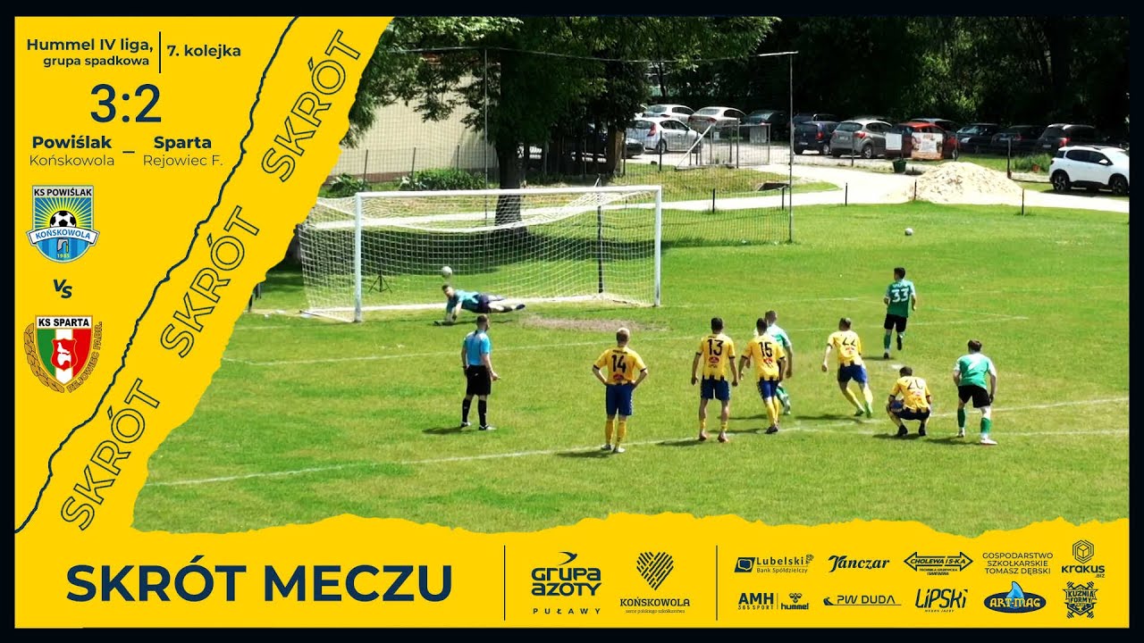 Skrót meczu: Powiślak Końskowola - Sparta Rejowiec Fabryczny 3:2 | Sezon 2022/2023