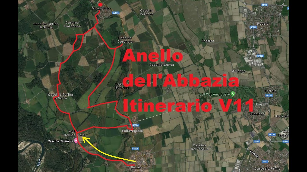 Anello dell'Abbazia - Itinerario V11 (Sentiero delle 5 chiese)
