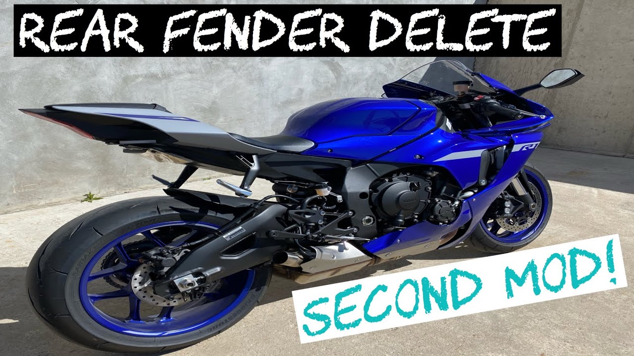 2015+ Yamaha R1 NRC Install Tail Tidy fender eliminator, second Mod