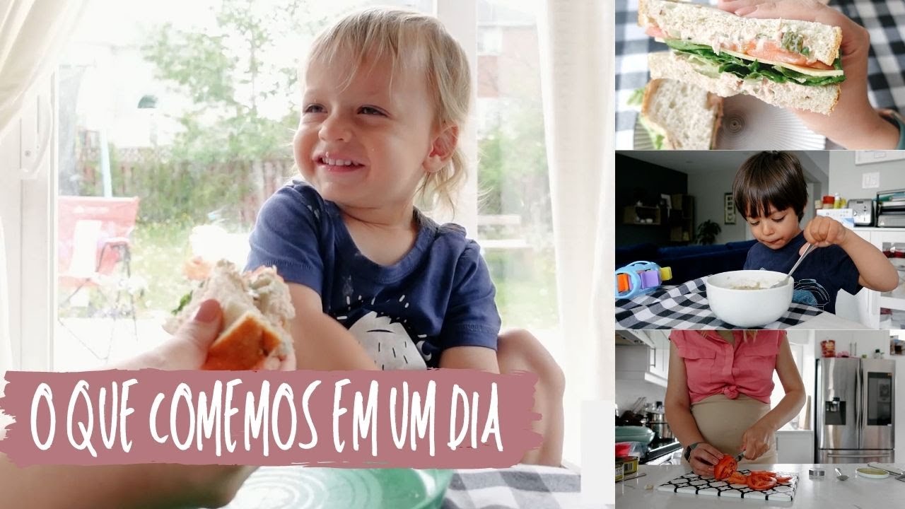 O QUE MEUS FILHOS COMEM EM UM DIA - nossa rotina de alimentação, compras de mercado e receitas