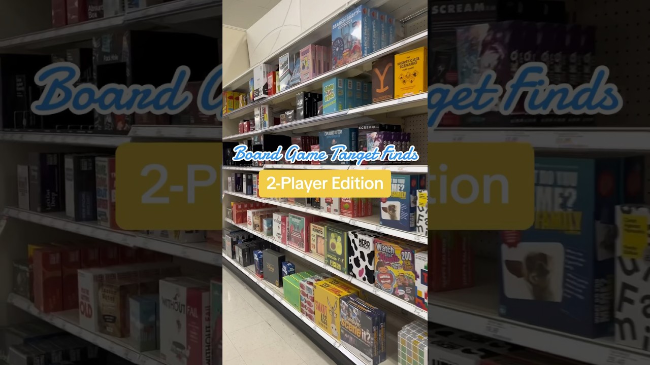 Target Finds: 2 Player Board Game Edition! #boardgames #target