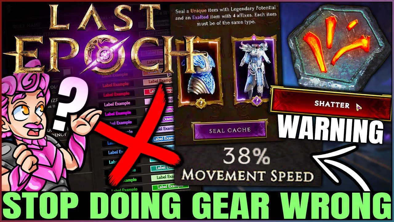 Last Epoch - Stop Doing THIS Wrong - Get OP Gear Early & Easy - Loot Filter Trick - Full Item Guide!