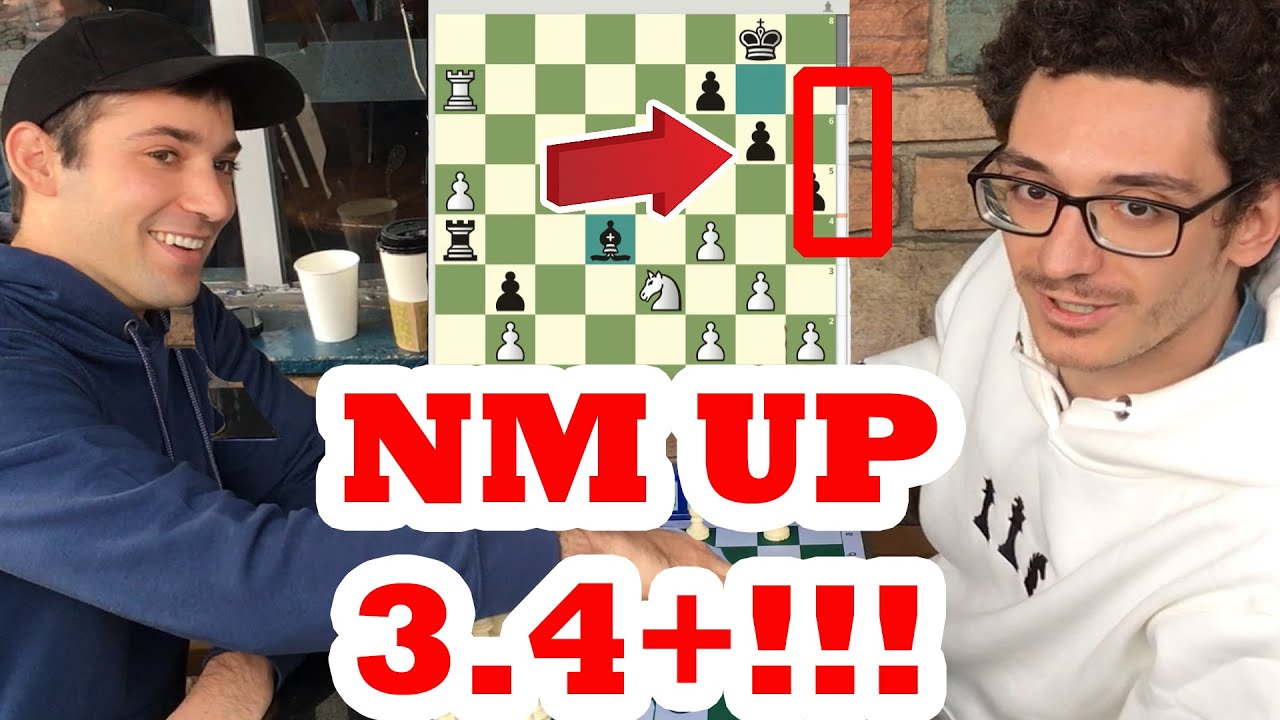 GM Fabiano Caruana Down 3.4+ to Fanboy NM Butcher!