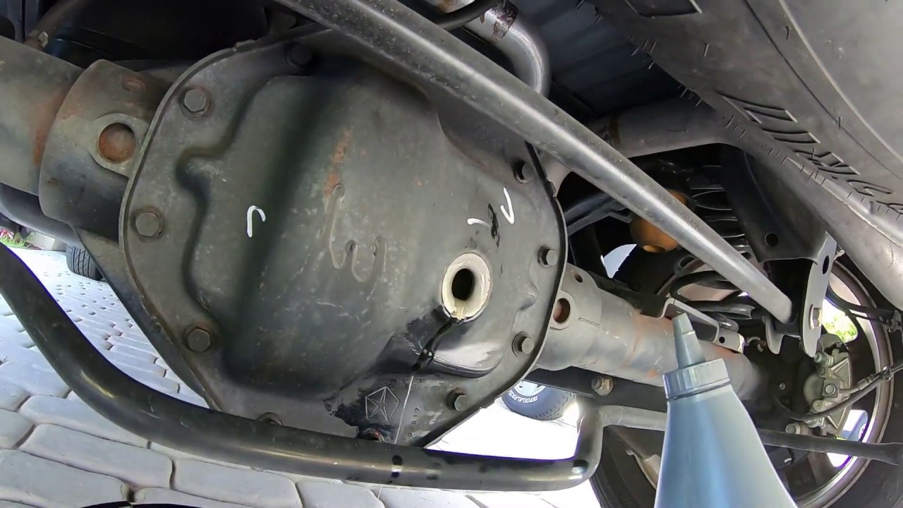 Changing the fluid in a 2017 Ram 1500 rear axle