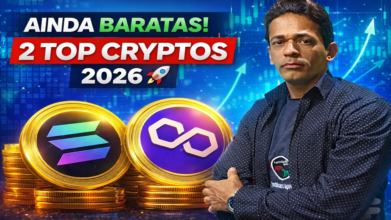 2 CRYPTOS MUITO BARATAS PARA 2026 (POUCOS EST&Atilde;O VENDO)