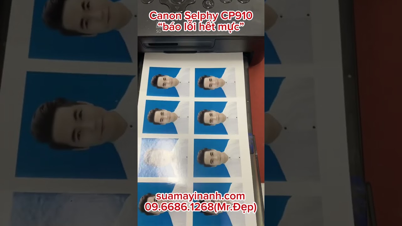 Canon Selphy cp910 “báo lỗi hết mực” |suamayinanh.com
