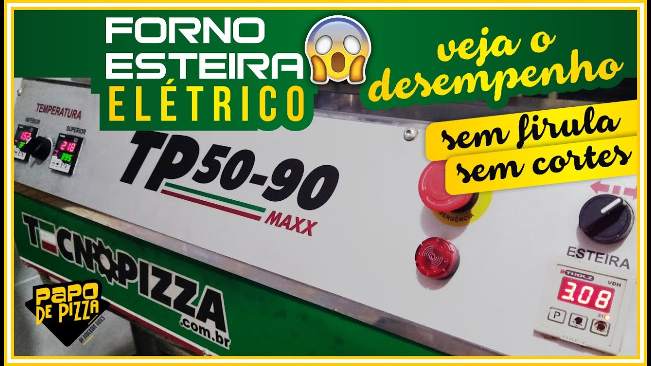 Forno Esteira Elétrico Tecnopizza para Pizzaria | Forno industrial para Pizzaria 