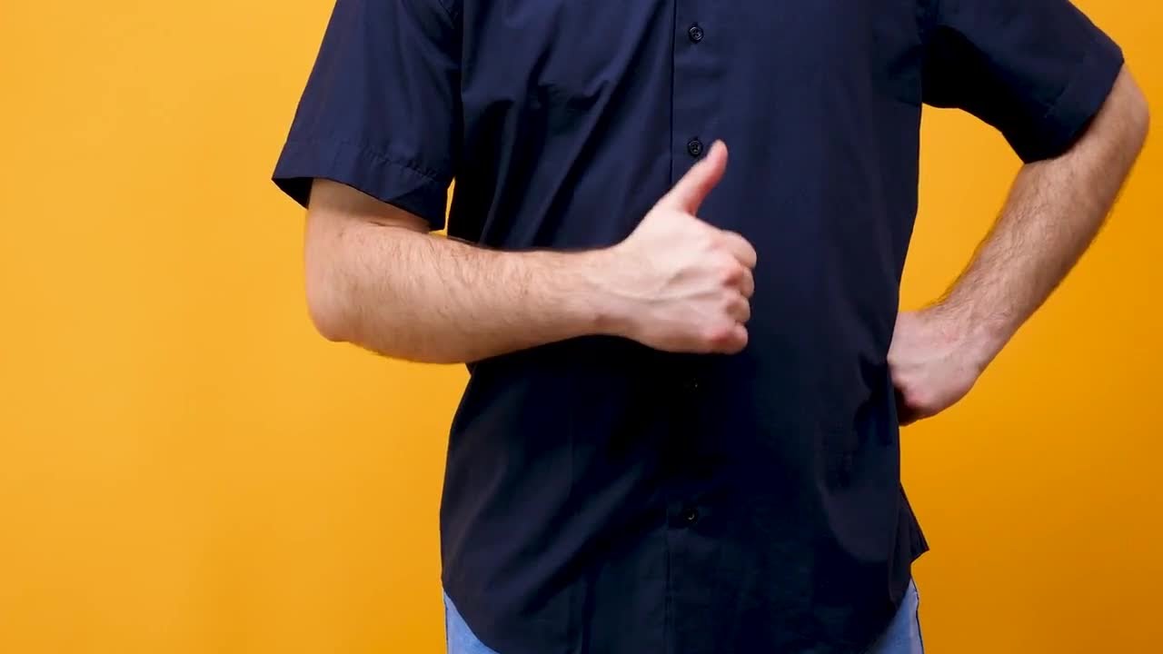 Thumbs Up Stock Video