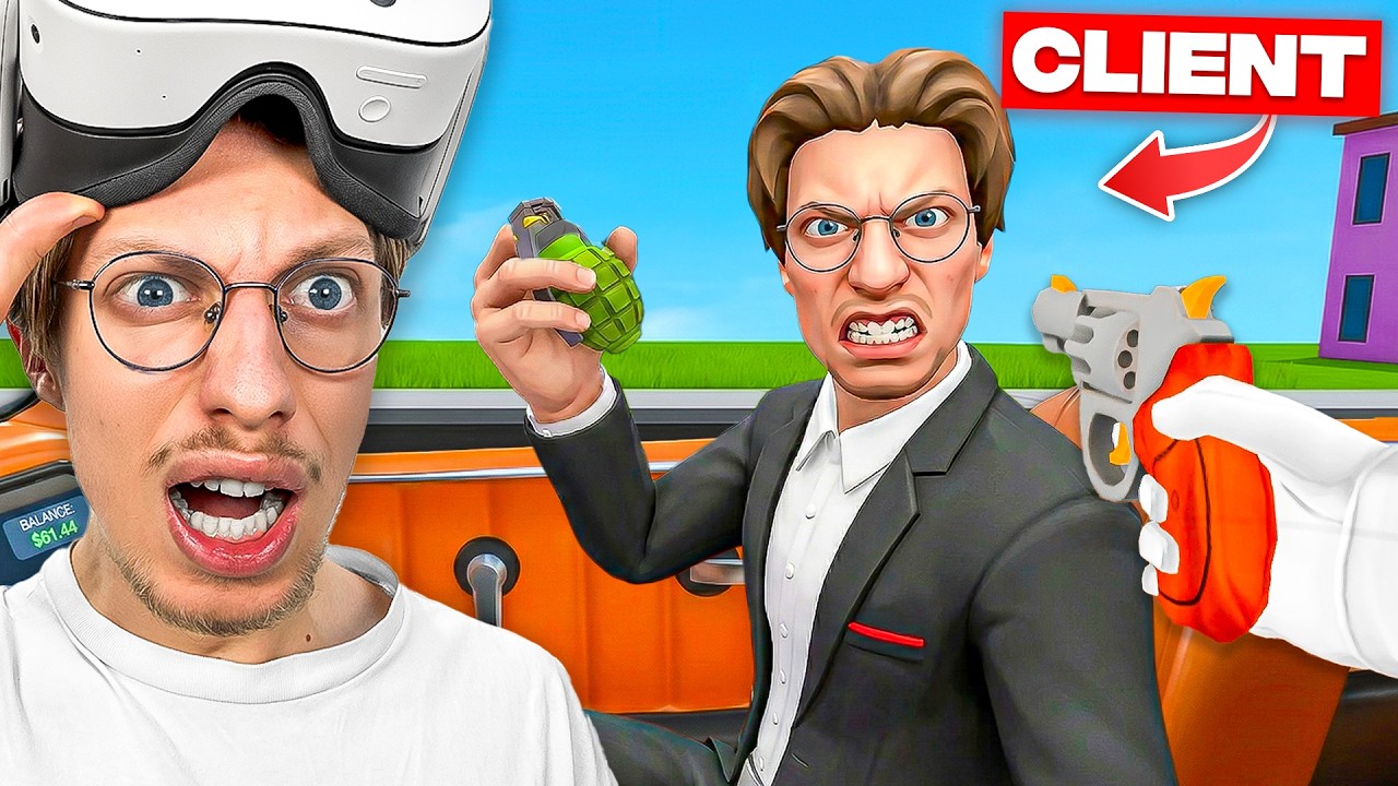 Le Taxi le plus DANGEREUX qui existe ! (Taxi Driver VR)