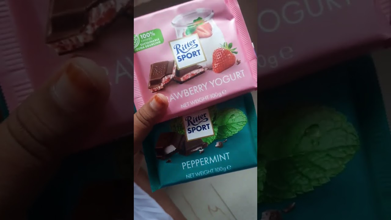 Ritter sport #viralfood  #trendingonshorts #chocolate #rittersport #shortfeed #food #uaefood #viral