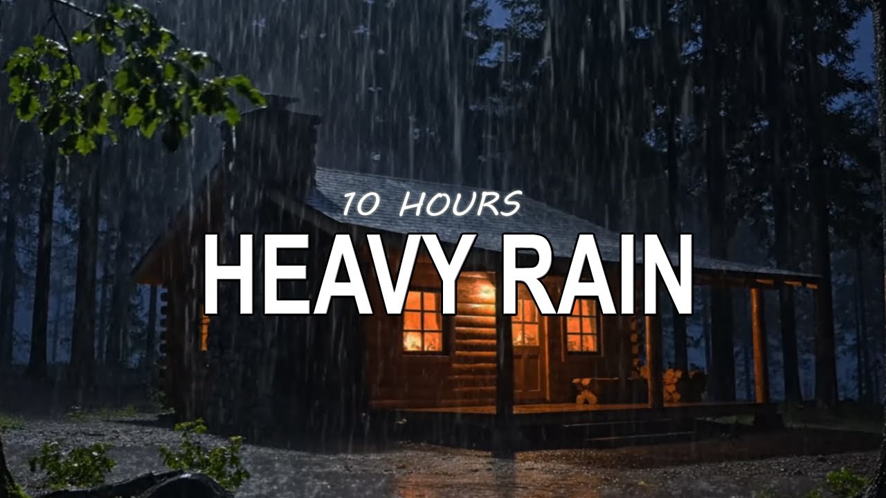 Rain Sounds 10 Hours 🌧️ No Thunder | Deep Sleep & Relaxation