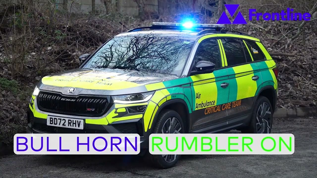 Standby RSG MCS Rumble Speaker Demonstration by Frontline Emergency Vehicle Conversions