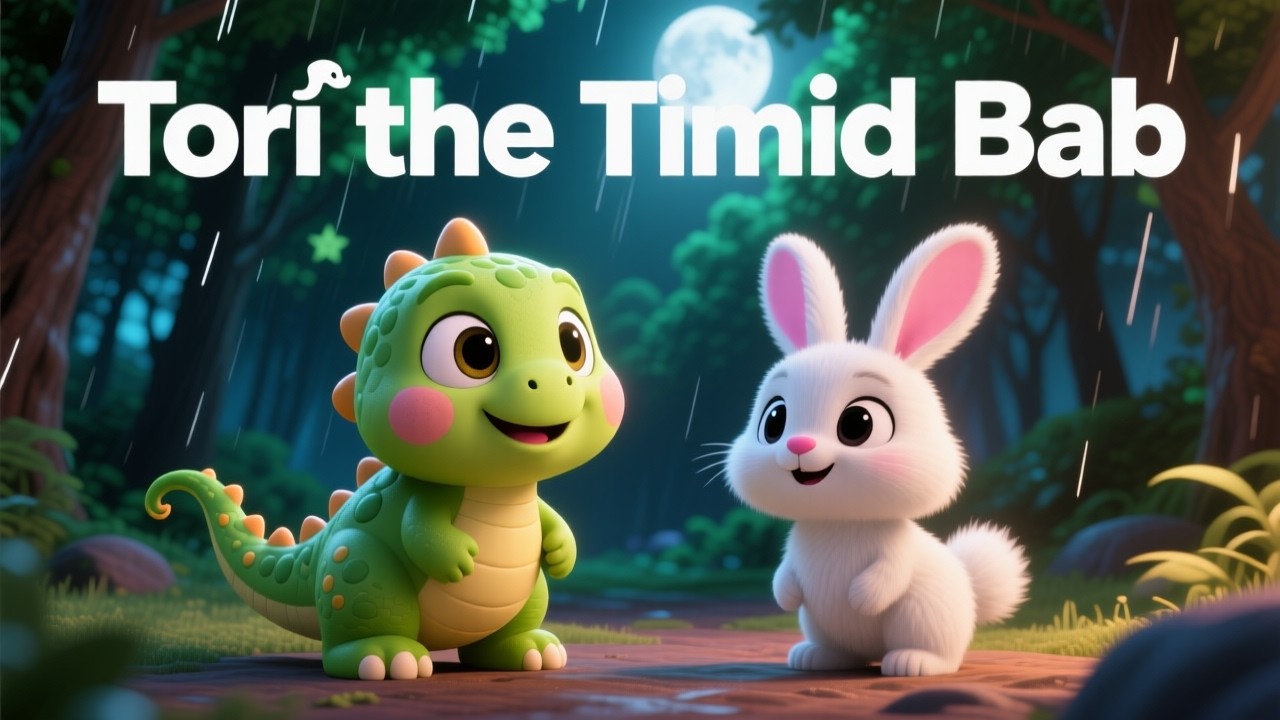 🦕 Tori the Timid Bab  #KidsStory #Dinosaur #Bravery