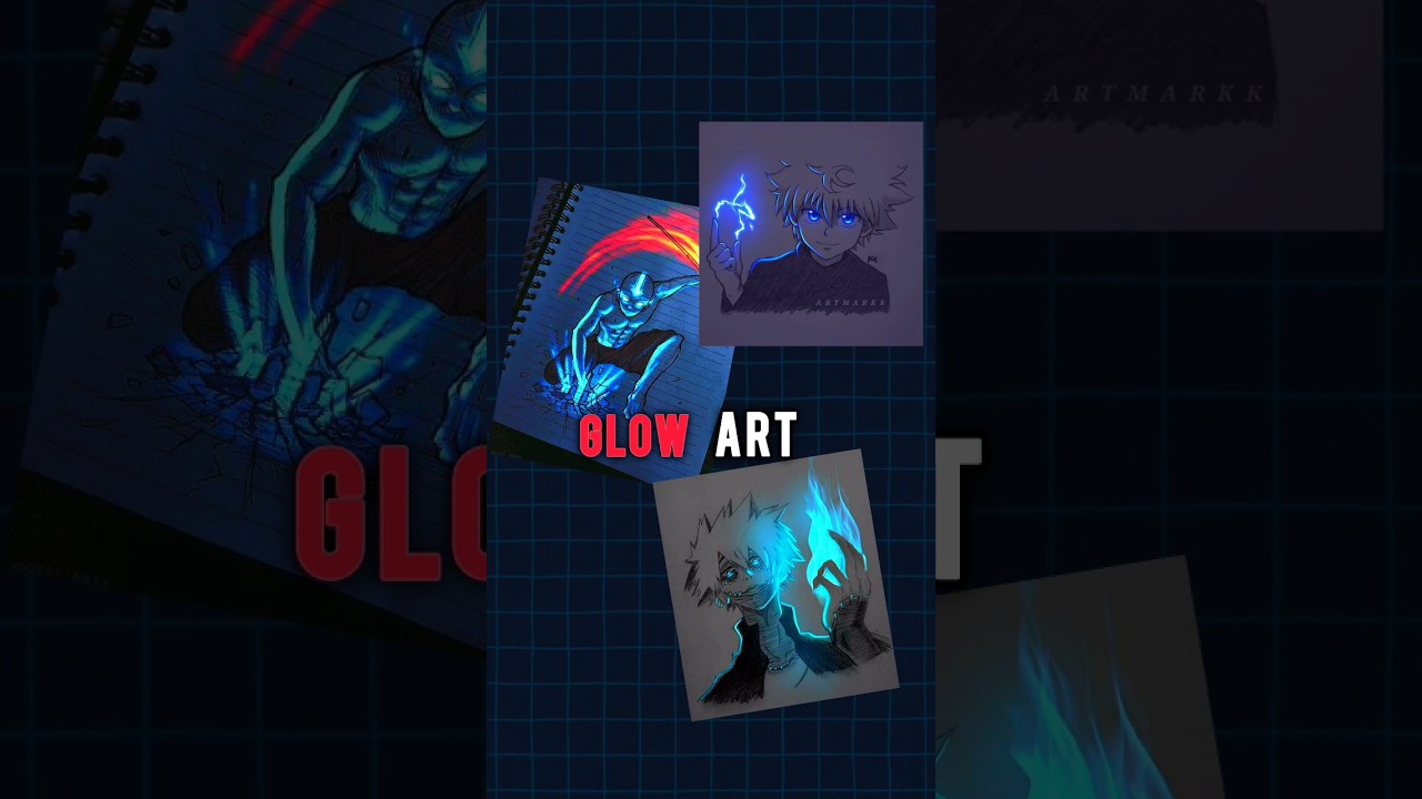 I draw gojo glow art masterpiece 🔥🥵। #shorts #anime