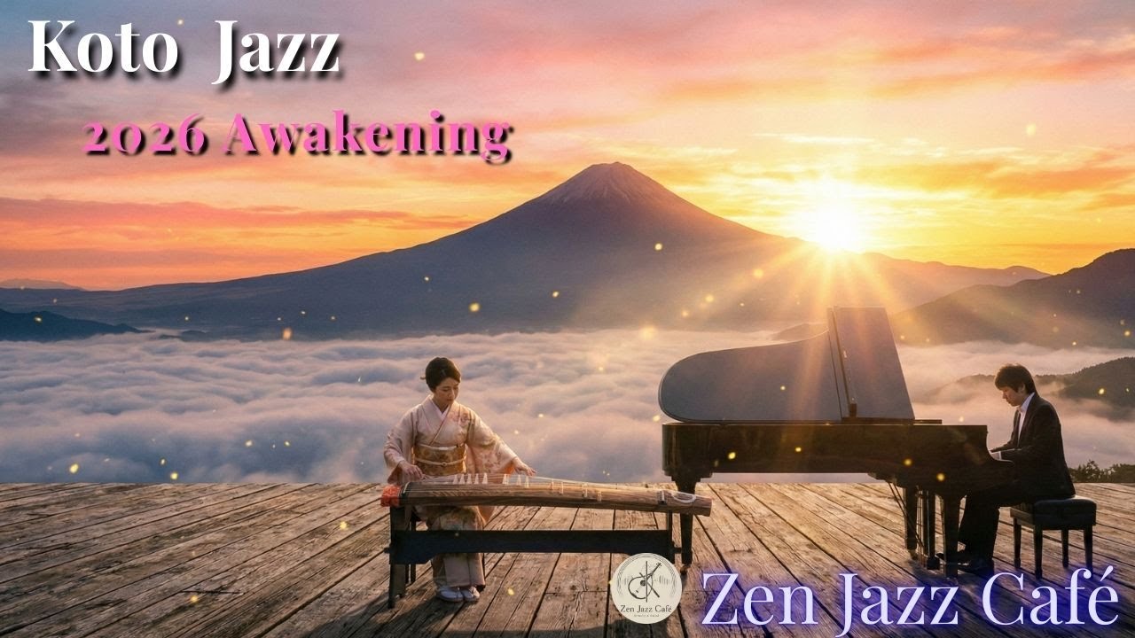 Koto Jazz | 2026 Awakening | 琴とピアノで集中力を高める作業用BGM | Zen Jazz Cafe