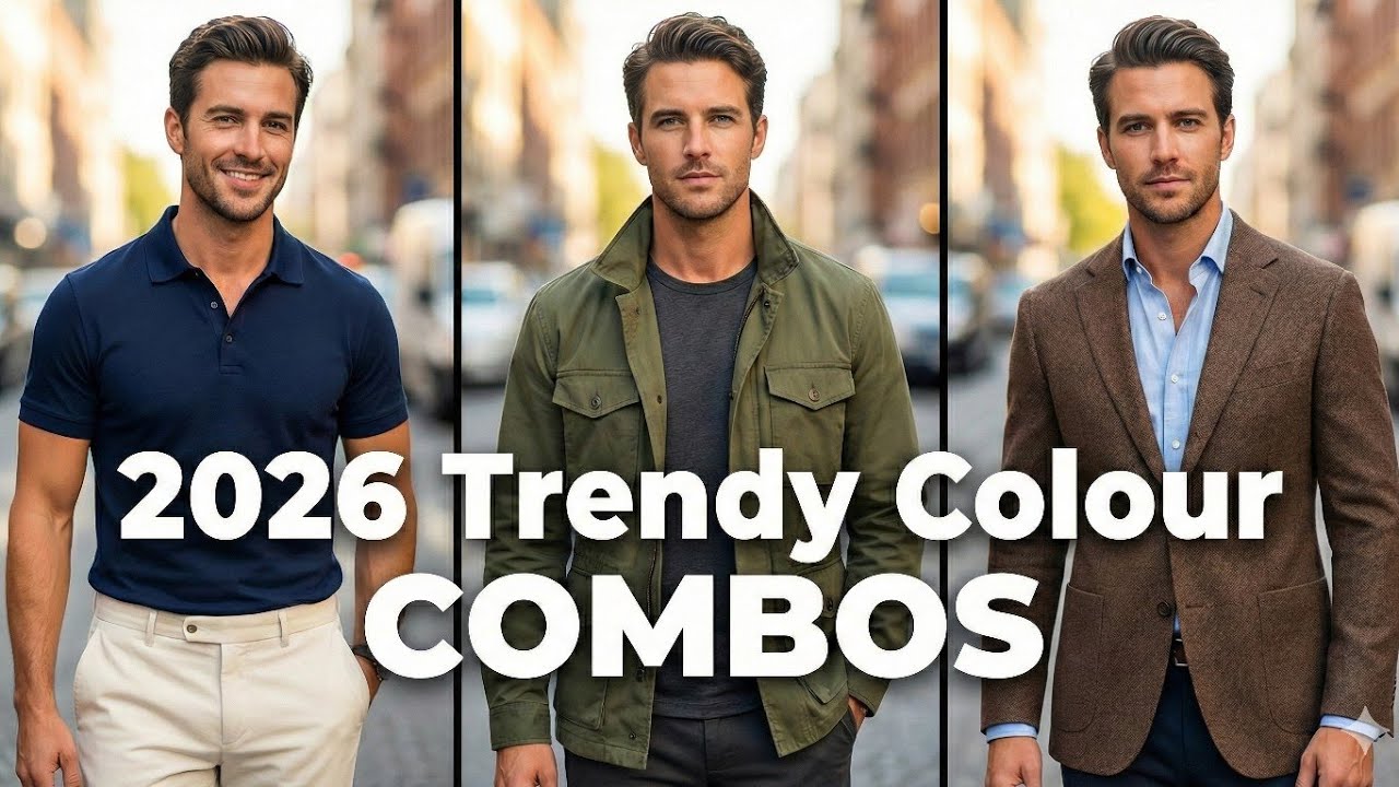 Trendy Outfit Color Combination For Men You'll Love in 2026