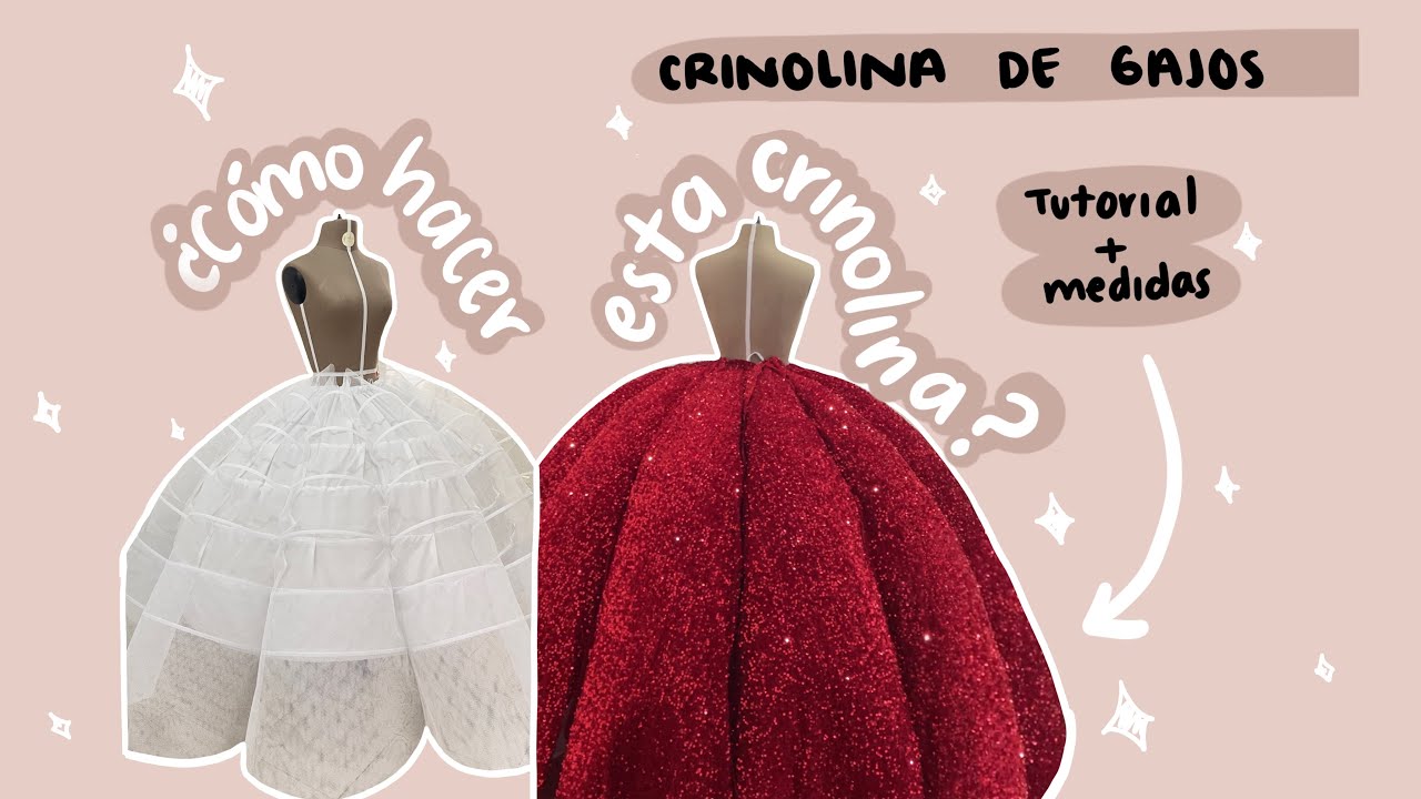 CRINOLINA DE GAJOS | Tutorial + medidas