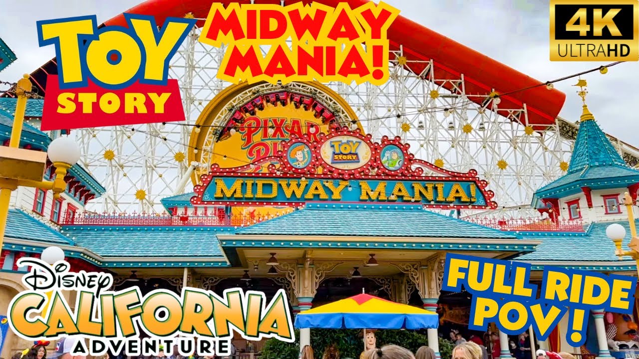 Toy Story Midway Mania POV- Disney California Adventure 2024