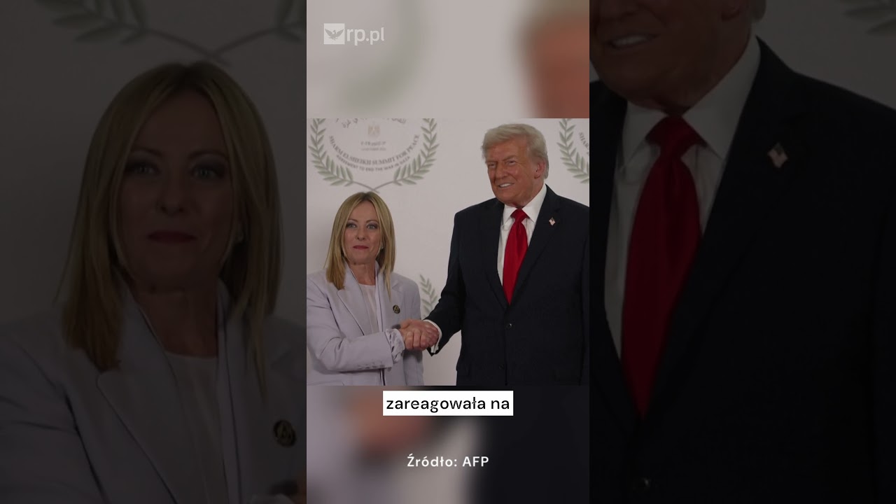 Trump krytykowany we Włoszech po wpisie o premier Giorgii Meloni