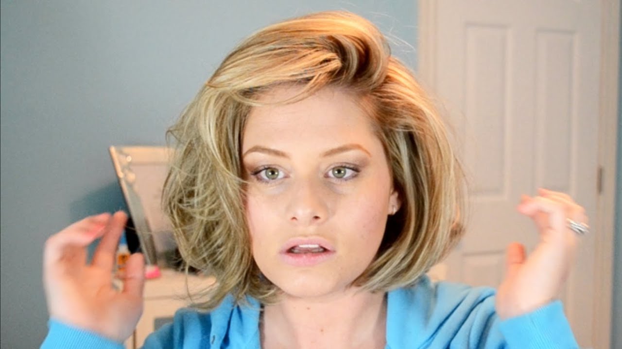 BIG Hair Tutorial! Hot Rollers In Short Hair