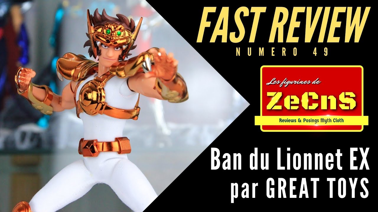 Saint Seiya Myth Cloth - ZeCnS Fast Review - Ban du Lionnet EX Great Toys Review