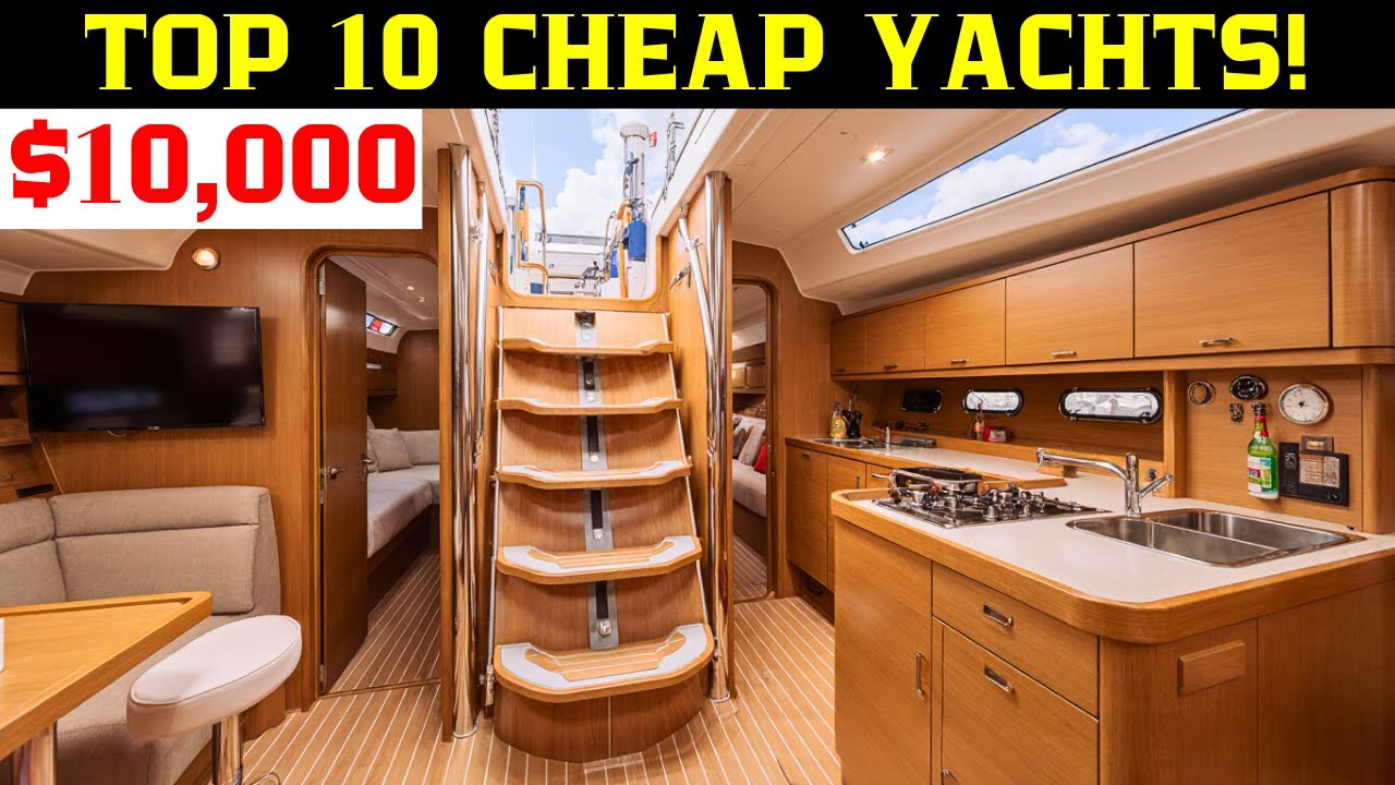 Here are the 10 Cheapest Used Yachts on the Market!