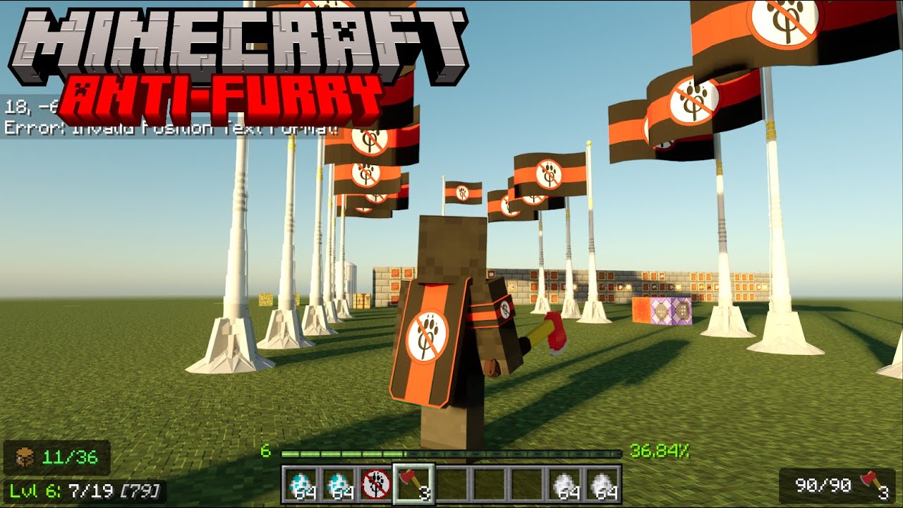 Anti Furry Mod for Minecraft (Bedrock Edition version)
