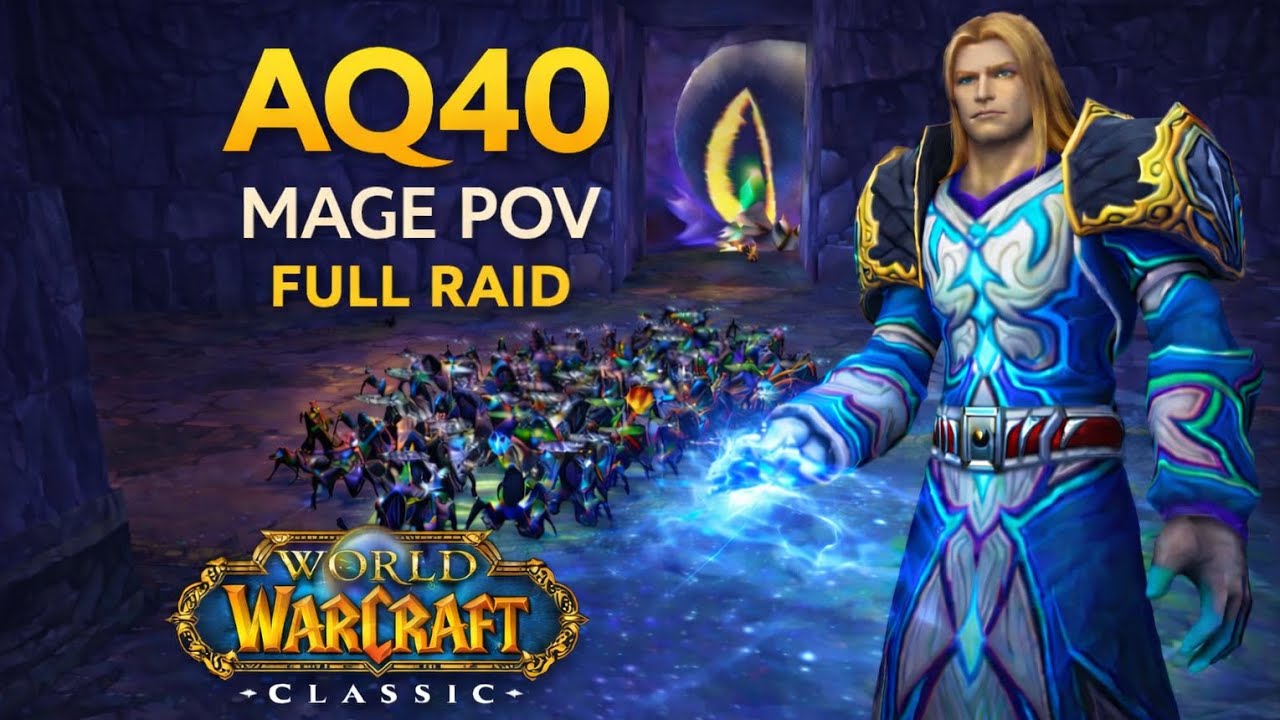 AQ40 Mage POV – Full Raid | WoW Classic Era