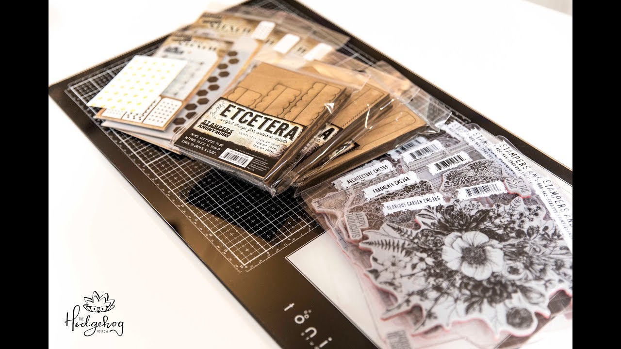 Tim Holtz Stampers Anonymous New Stamps & Stencils Release Close Up + Shifter Stencil How To!