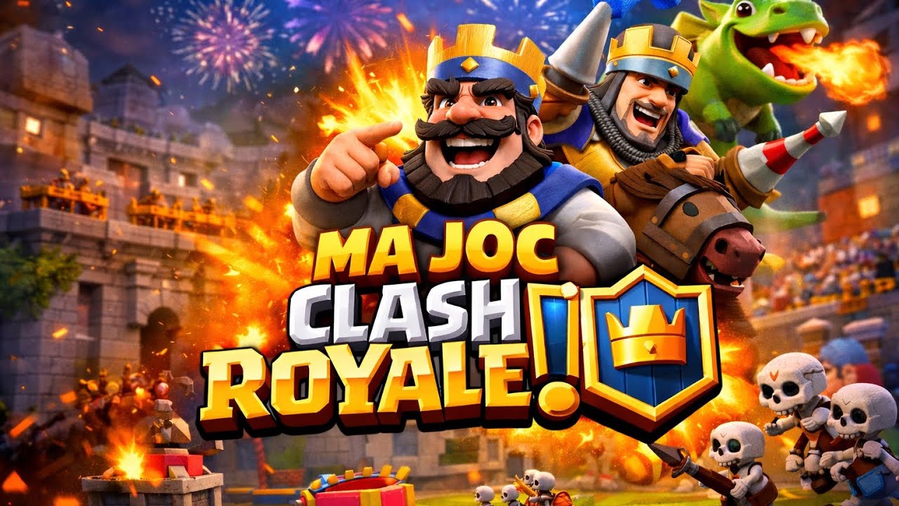 Primul video!Ne jucam Clash Royale!
