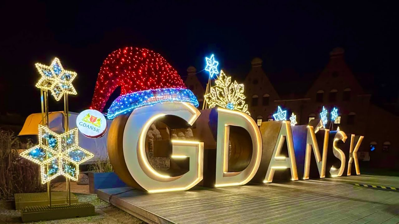 CHRISTMAS IN  GDANSK, POLAND 🇵🇱 | CHRISTMAS VIBES | POLAND | EUROPE |2025 | 4K   #christmaswalk 