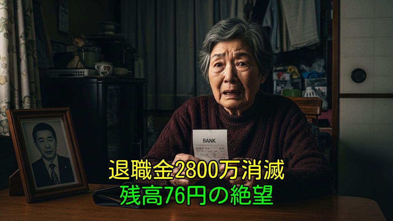 年金月22万・退職金2800万で残高76円!? 73歳女性が陥った息子の残酷な裏切り