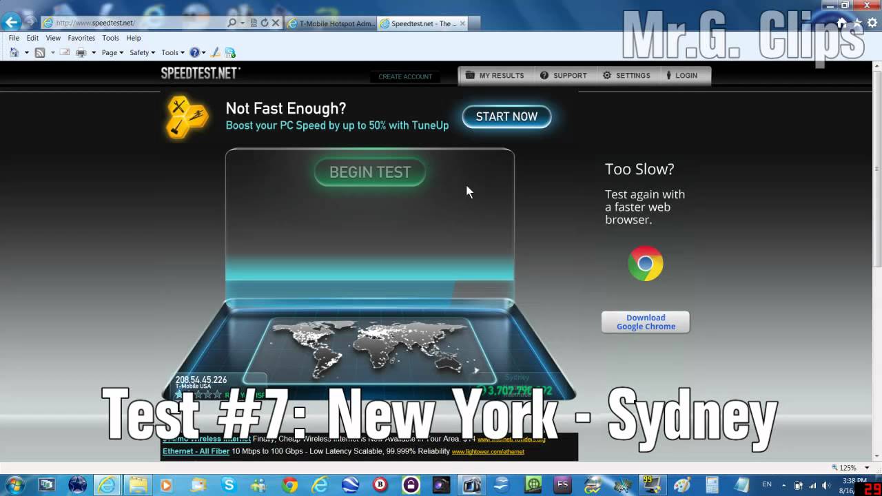 T-Mobile Sonic 4G Hotspot - Mobile Web - Speed Test