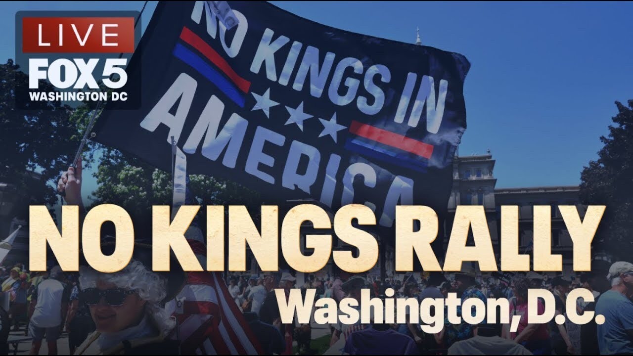 LIVE: Washington, D.C. 'No Kings' protests